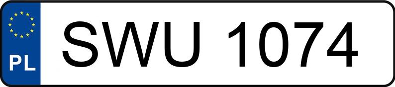 Numer rejestracyjny SWU 1074 posiada CITROEN AX 11 RE - SWU1074