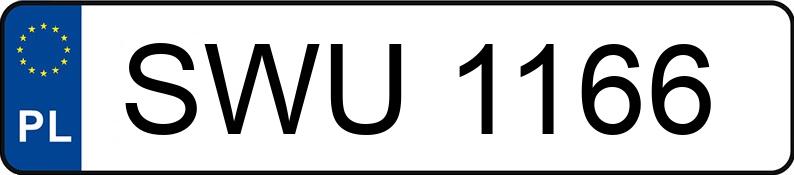 Numer rejestracyjny SWU 1166 posiada DAEWOO Tico 0.8 Kat. 800NEW SX-DLX - SWU1166