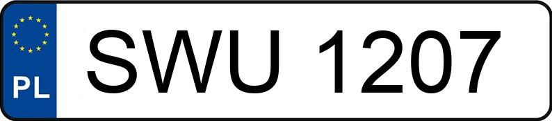 Numer rejestracyjny SWU 1207 posiada VOLKSWAGEN Passat 1.9 TD MR`94 GL - SWU1207