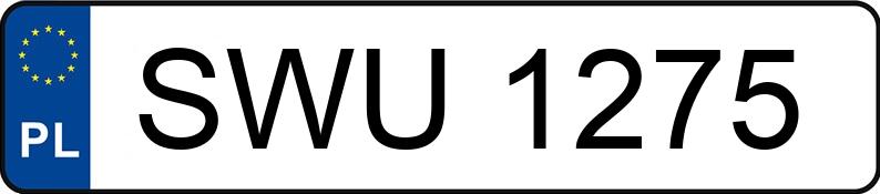 Numer rejestracyjny SWU 1275 posiada DAEWOO / FSO Matiz 0.8 Kat. MR`98 Top - SWU1275