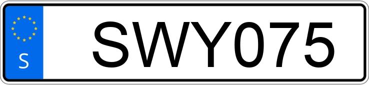 Numer rejestracyjny SWY075 posiada VW  PASSAT VAR TURBO Passat 1.8T Variant (150hk)