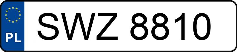 Numer rejestracyjny SWZ 8810 posiada OPEL  - SWZ8810