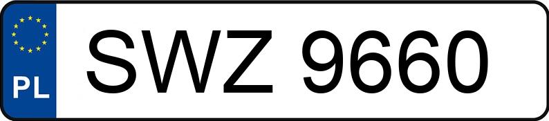 Numer rejestracyjny SWZ 9660 posiada SUZUKI Alto 0.8 MPI - SWZ9660