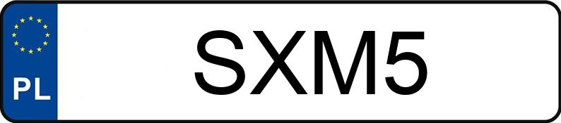Numer rejestracyjny SXM 5 posiada BMW 323i Coupe Kat. E36 Sport Edition - SXM5