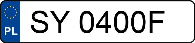 Numer rejestracyjny SY 0400F posiada FORD FIESTA - SY0400F
