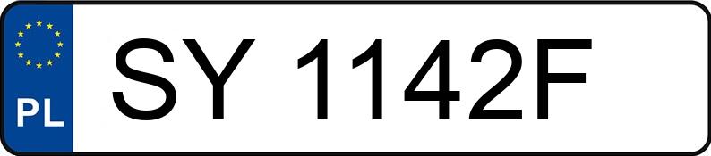 Numer rejestracyjny SY 1142F posiada SKODA FELICIA - SY1142F Numer rejestracyjny SY 1142F posiada SKODA FELICIA - SY1142F