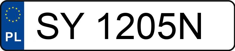 Numer rejestracyjny SY 1205N posiada PEUGEOT 207 - SY1205N