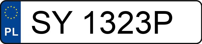 Numer rejestracyjny SY 1323P posiada BMW 520i MR`16 E6 G30 Steptronic - SY1323P