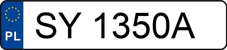 Numer rejestracyjny SY 1350A posiada VOLKSWAGEN CADDY - SY1350A