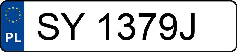 Numer rejestracyjny SY 1379J posiada FORD S-MAX - SY1379J