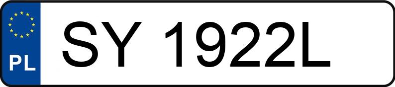 Numer rejestracyjny SY 1922L posiada PEUGEOT 107 - SY1922L