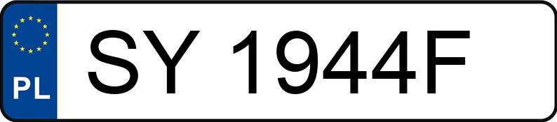 Numer rejestracyjny SY 1944F posiada PEUGEOT 208 MR`12 E5 Allure - SY1944F