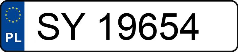 Numer rejestracyjny SY 19654 posiada OPEL Astra II 1.2 MR`98 Astra II 1.2 MR`98 - SY19654