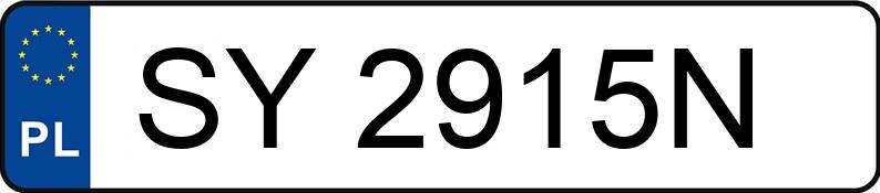 Numer rejestracyjny SY 2915N posiada SEAT IBIZA - SY2915N