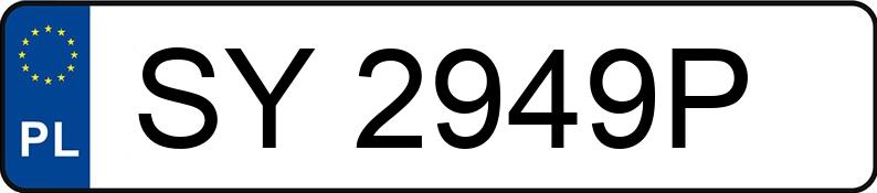 Numer rejestracyjny SY 2949P posiada TOYOTA AVENSIS - SY2949P Numer rejestracyjny SY 2949P posiada TOYOTA AVENSIS - SY2949P