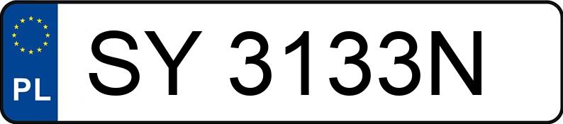 Numer rejestracyjny SY3133N posiada BMW 320 Diesel Kat. MR`01 E3 E46 320 Diesel Kat. MR`01 E3 E46
