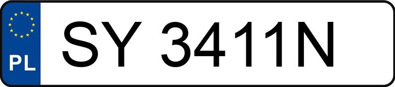 Numer rejestracyjny SY 3411N posiada BMW 520I - SY3411N