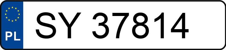 Numer rejestracyjny SY 37814 posiada RENAULT KANGOO - SY37814