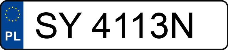 Numer rejestracyjny SY 4113N posiada OPEL Vivaro 1.6 CDTI MR`14 E5 2.9t L2H1 Edition - SY4113N