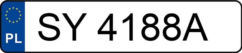 Numer rejestracyjny SY 4188A posiada FIAT SEICENTO - SY4188A