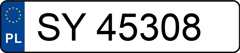 Numer rejestracyjny SY 45308 posiada NISSAN Primera 1.8 MR`02 E3 Visia - SY45308