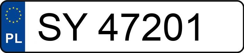 Numer rejestracyjny SY 47201 posiada VOLKSWAGEN PASSAT - SY47201