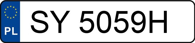 Numer rejestracyjny SY 5059H posiada AUDI A4 - SY5059H