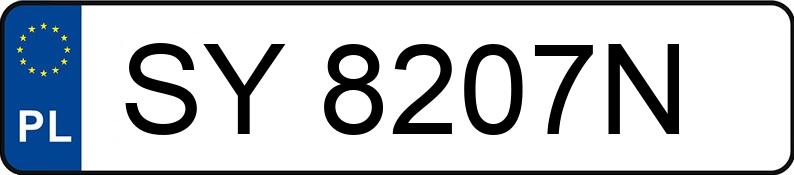 Numer rejestracyjny SY 8207N posiada AUDI A4 - SY8207N