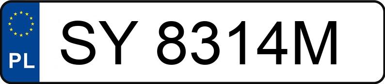 Numer rejestracyjny SY 8314M posiada VOLKSWAGEN SHARAN - SY8314M Numer rejestracyjny SY 8314M posiada VOLKSWAGEN SHARAN - SY8314M