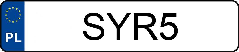 Numer rejestracyjny SYR 5 posiada LINCOLN NAVIGATOR - SYR5 Numer rejestracyjny SYR 5 posiada LINCOLN NAVIGATOR - SYR5