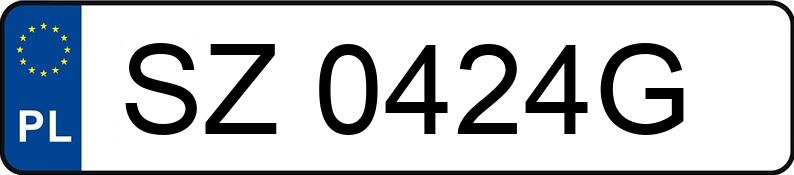 Numer rejestracyjny SZ 0424G posiada AUDI A6 Quattro 2.7 Kat. MR`02 E3 4B T Tiptronic - SZ0424G Numer rejestracyjny SZ 0424G posiada AUDI A6 Quattro 2.7 Kat. MR`02 E3 4B T Tiptronic - SZ0424G
