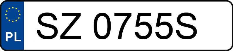 Numer rejestracyjny SZ 0755S posiada BMW 530XD - SZ0755S Numer rejestracyjny SZ 0755S posiada BMW 530XD - SZ0755S