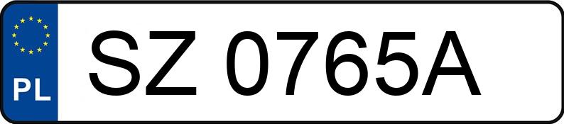 Numer rejestracyjny SZ 0765A posiada BMW 328I - SZ0765A