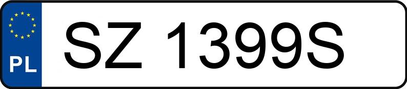 Numer rejestracyjny SZ 1399S posiada SKODA OCTAVIA - SZ1399S