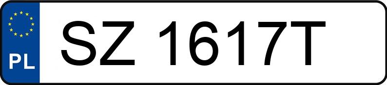 Numer rejestracyjny SZ 1617T posiada SKODA KAROQ - SZ1617T