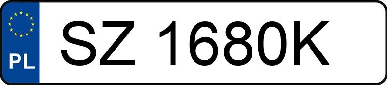 Numer rejestracyjny SZ 1680K posiada SEAT IBIZA ST - SZ1680K