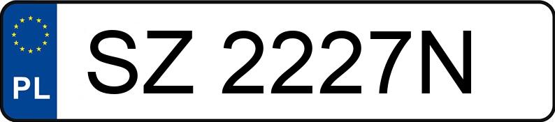 Numer rejestracyjny SZ 2227N posiada SEAT IBIZA 1.9 TDI - SZ2227N