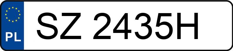 Numer rejestracyjny SZ 2435H posiada OPEL ASTRA - SZ2435H Numer rejestracyjny SZ 2435H posiada OPEL ASTRA - SZ2435H