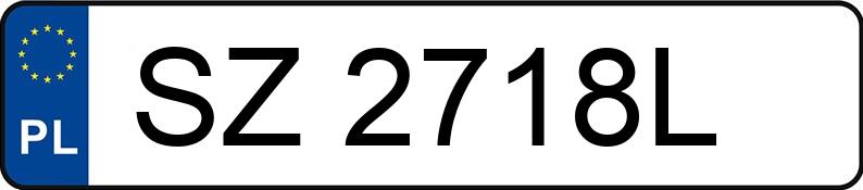 Numer rejestracyjny SZ 2718L posiada SKODA Octavia II 1.6 TDI MR`09 E5 Family - SZ2718L