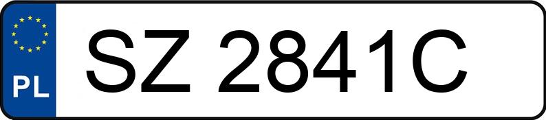 Numer rejestracyjny SZ 2841C posiada PEUGEOT 206 - SZ2841C