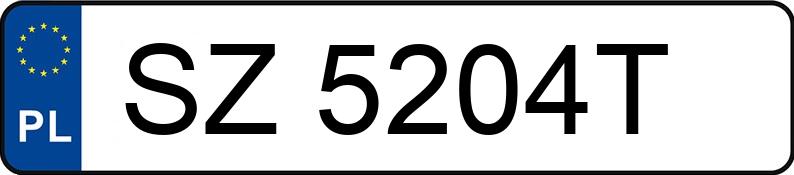 Numer rejestracyjny SZ 5204T posiada AUDI Q7 - SZ5204T