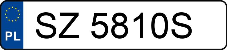 Numer rejestracyjny SZ 5810S posiada TOYOTA COROLLA - SZ5810S Numer rejestracyjny SZ 5810S posiada TOYOTA COROLLA - SZ5810S