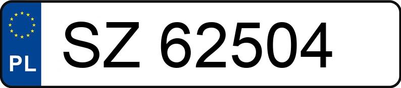 Numer rejestracyjny SZ 62504 posiada DACIA LOGAN - SZ62504