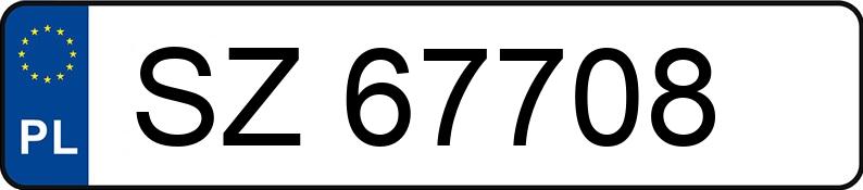 Numer rejestracyjny SZ 67708 posiada PEUGEOT 207 - SZ67708 Numer rejestracyjny SZ 67708 posiada PEUGEOT 207 - SZ67708