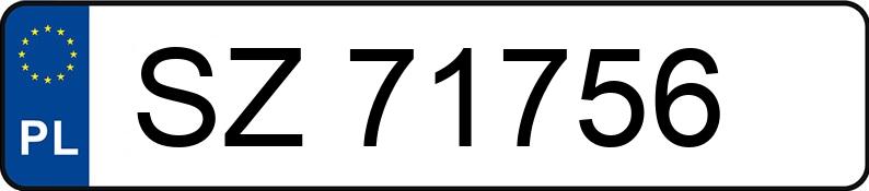 Numer rejestracyjny SZ 71756 posiada SEAT Ibiza 1.2 MR`02 E3 6L Stella - SZ71756 Numer rejestracyjny SZ 71756 posiada SEAT Ibiza 1.2 MR`02 E3 6L Stella - SZ71756