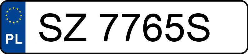 Numer rejestracyjny SZ 7765S posiada MITSUBISHI ASX - SZ7765S Numer rejestracyjny SZ 7765S posiada MITSUBISHI ASX - SZ7765S