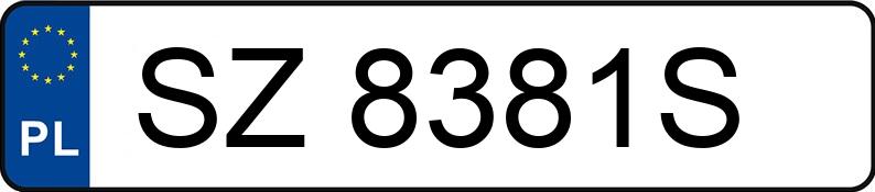 Numer rejestracyjny SZ 8381S posiada SKODA Felicia 1.3 MR`94 LXi - SZ8381S