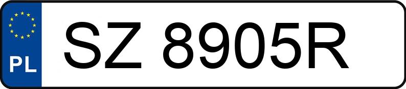 Numer rejestracyjny SZ 8905R posiada OPEL CORSA - SZ8905R