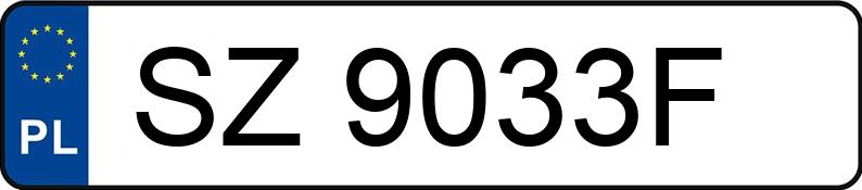 Numer rejestracyjny SZ 9033F posiada OPEL MERIVA - SZ9033F Numer rejestracyjny SZ 9033F posiada OPEL MERIVA - SZ9033F