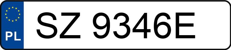 Numer rejestracyjny SZ 9346E posiada SEAT ALTEA - SZ9346E Numer rejestracyjny SZ 9346E posiada SEAT ALTEA - SZ9346E